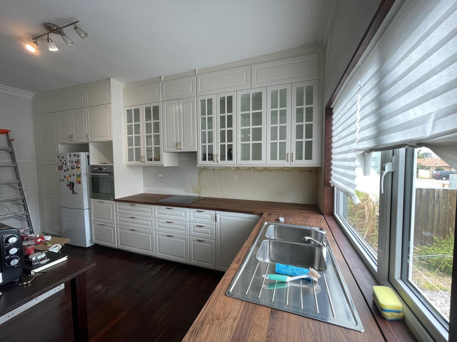 Kitchen renovation by Prime Building RM with shaker cabinetry