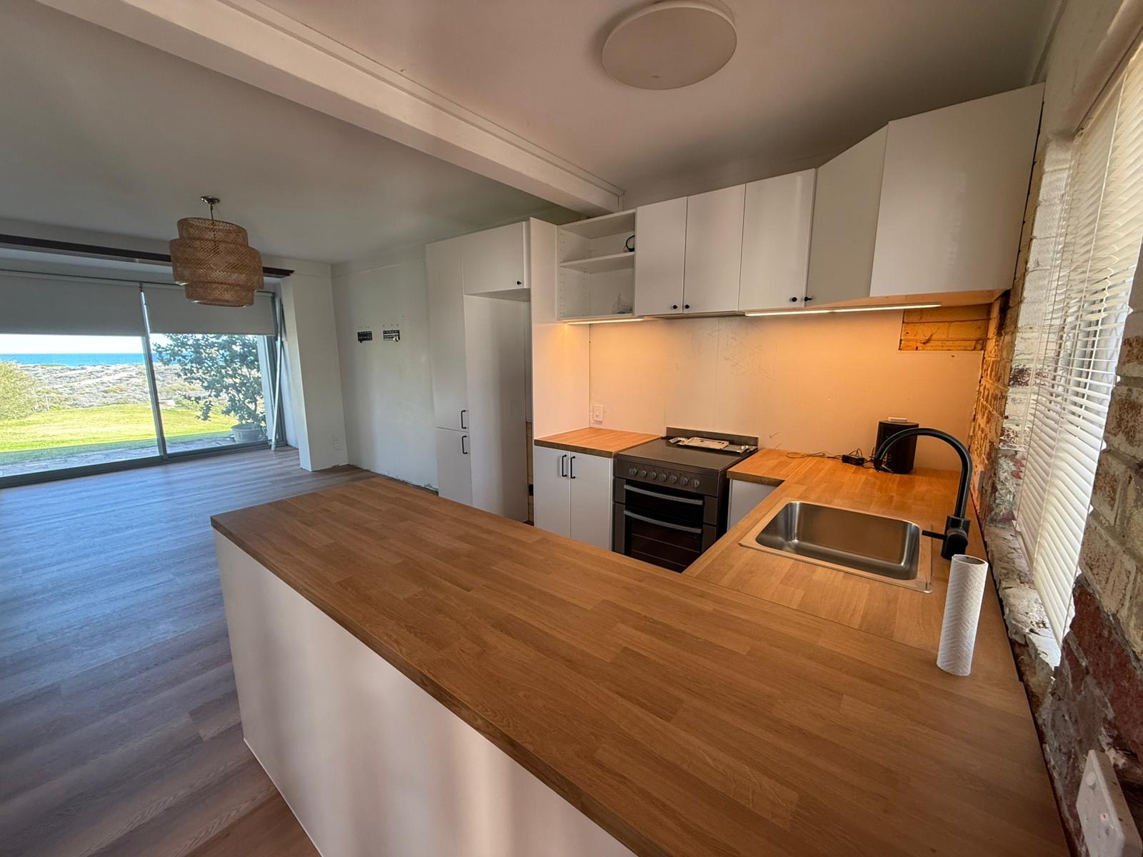 Alternate angle of the coastal kitchen refresh
